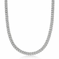 Zirconia Miami Chain Chain (Silver)
