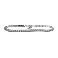 Zirconia Tennis Bracelet (Silver) Popular Jewelry New York