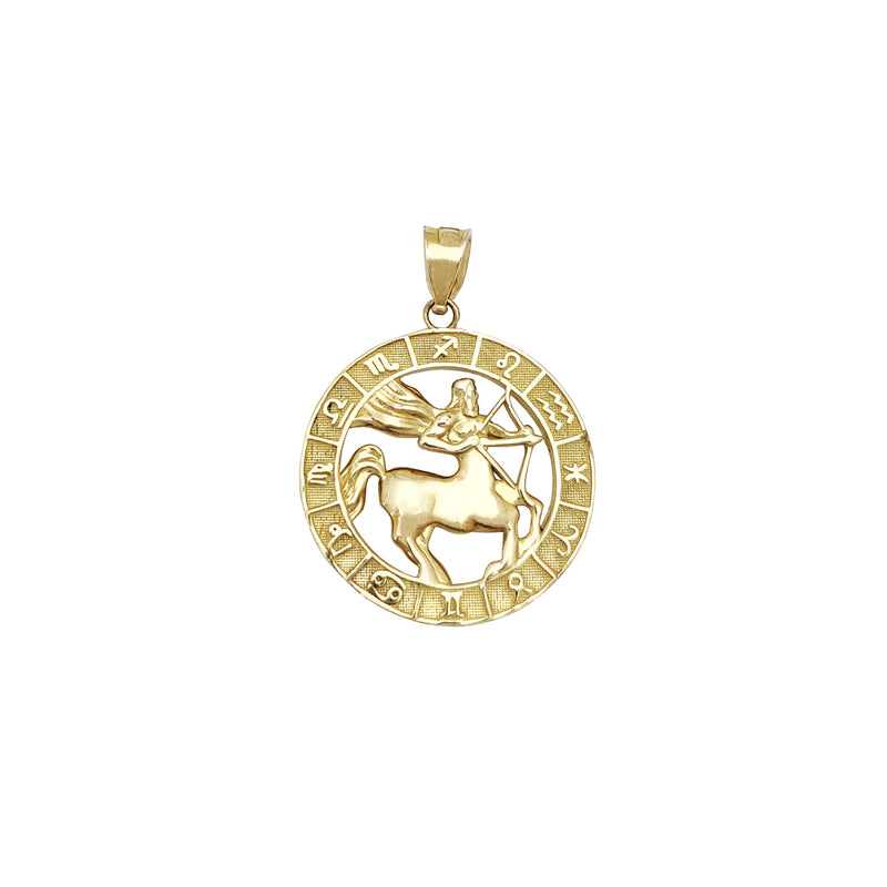 Zodiac Sign Sagittarius Pendant (14K) Popular Jewelry New York