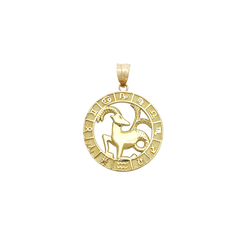 Zodiac Sign Capricorn Pendant (14K) Popular Jewelry New York