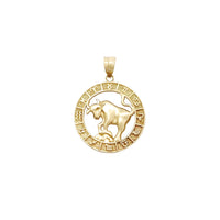 Zodiaka zīmes Taurus kulons (14K) Popular Jewelry NY