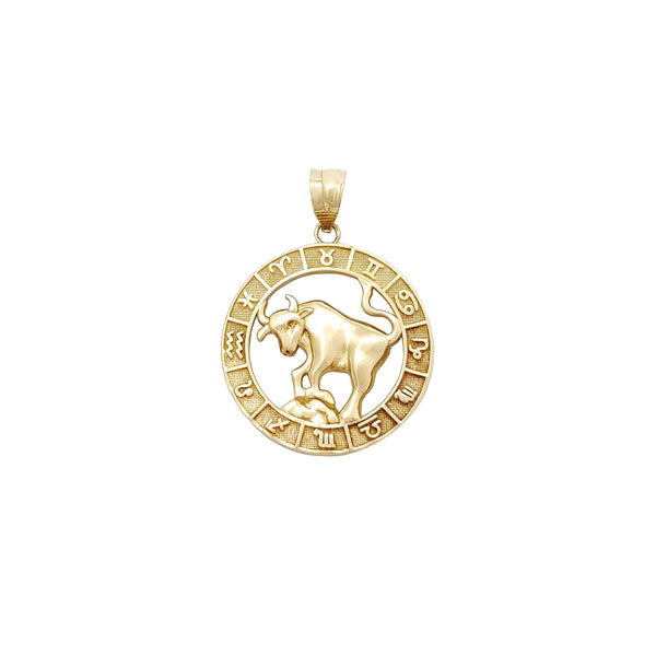 Zodiac Sign Taurus Pendant (14K) Popular Jewelry New York