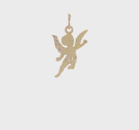 Posing Baby Angel Pendant (14K) 360 - Popular Jewelry - York énggal