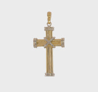 Two-Tone Latin Cross Pendant (14K)