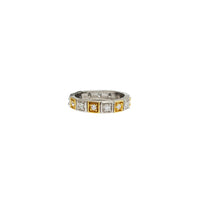 Zirconia Eternity Ring (Silver)