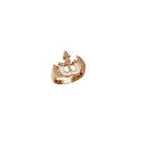 Diamond Allah Sign Ring (14K)