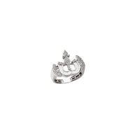 Diamond Allah Sign Ring (14K)