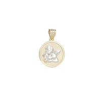 Cherub  Angel Round Medallion (14K)