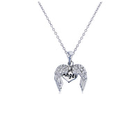 Angel Wing Necklace (Silver)