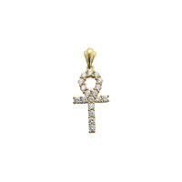 Iced-Out Ankh Pendant (14K)