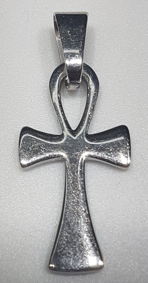Ankh Pendant Silver (Plain, High-Polished)