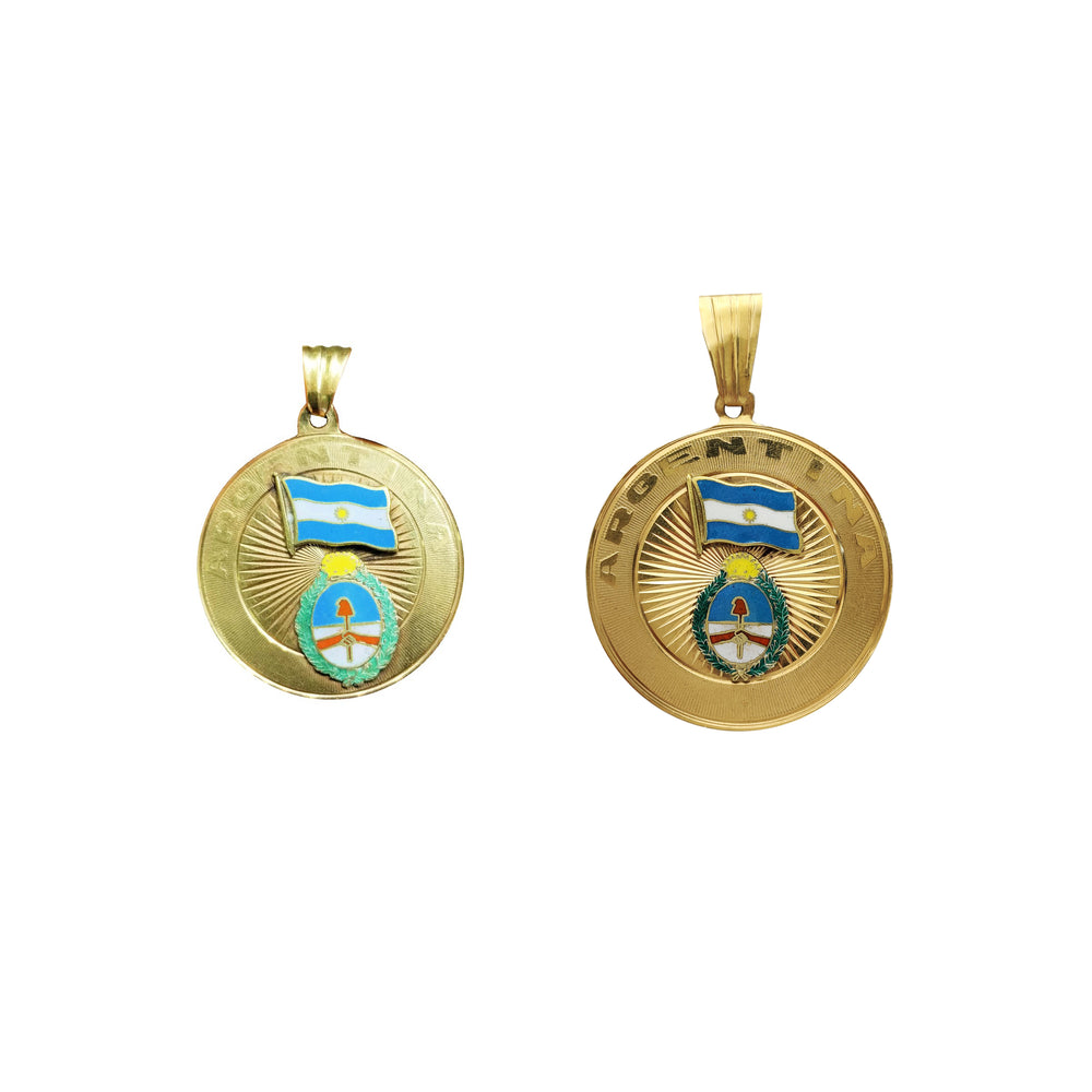 Argentina Medallion Pendant (14K)
