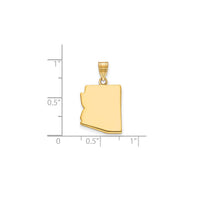 Plain Arizona State Pendant (14K)