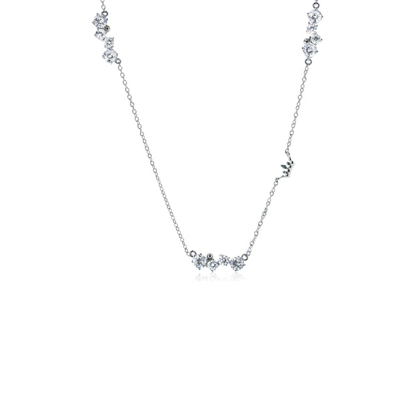 Bar Station Necklace (Silver)