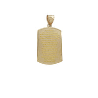 Diamond-Cuts Cross Pendant (14K)