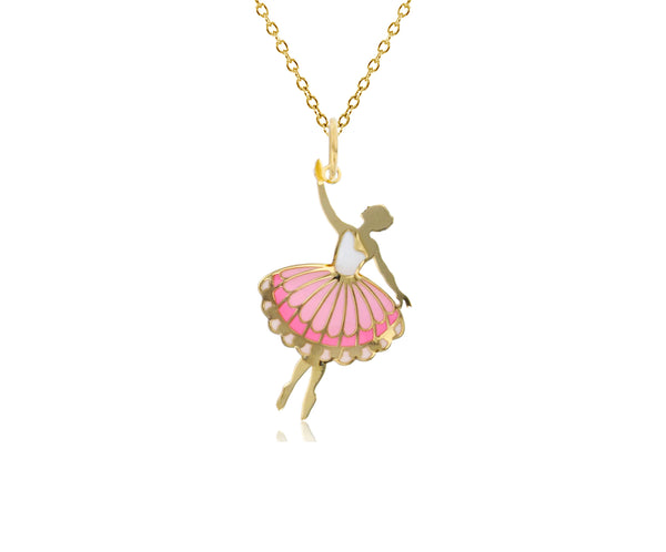 Yellow Gold Ballerina Fancy Necklace (14K)