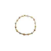 Tricolor Ball Bracelet (14K)