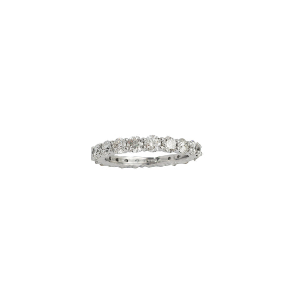 Round Diamond Eternity Ring (14K)