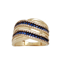 Blue Zirconia Lady Ring (14K)