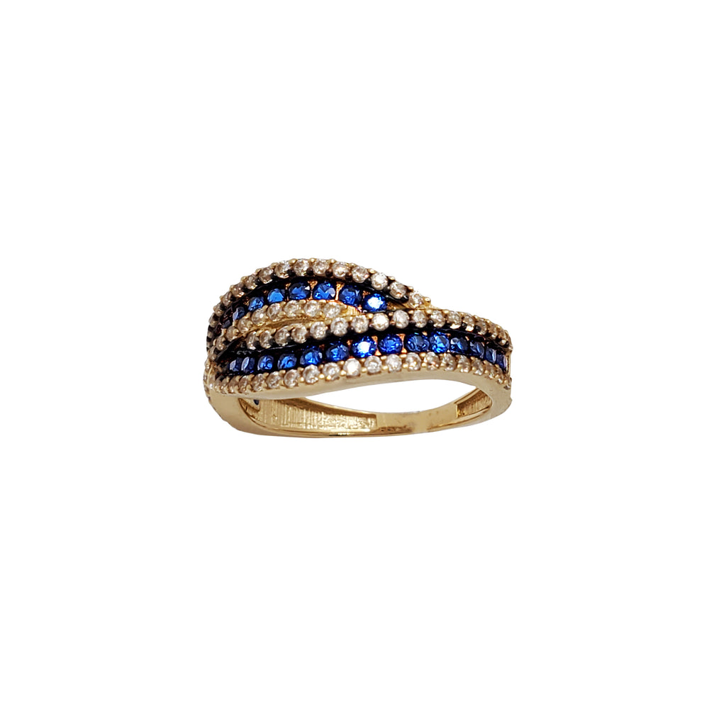 Blue Zirconia Lady Ring (14K)