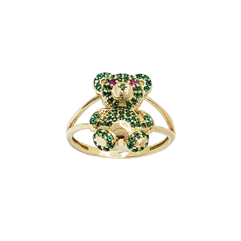 14K Italian Gold Teddy Bear Ring | Unique & Timeless | Lux D' Amira –  LuxD'Amira Jewelry