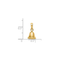 Moveable Bell Pendant (14K)