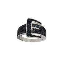 Belt & Buckle CZ Ring (Silver)