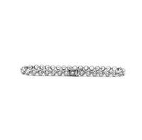 Round Bezel Tennis Bracelet (14K).