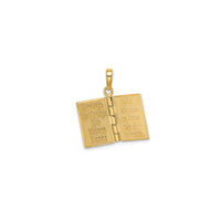 3-D Serenity Prayer Book Pendant (14K)