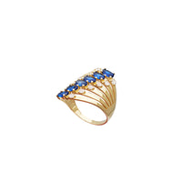 Six-Row Semanario Ring (14K)
