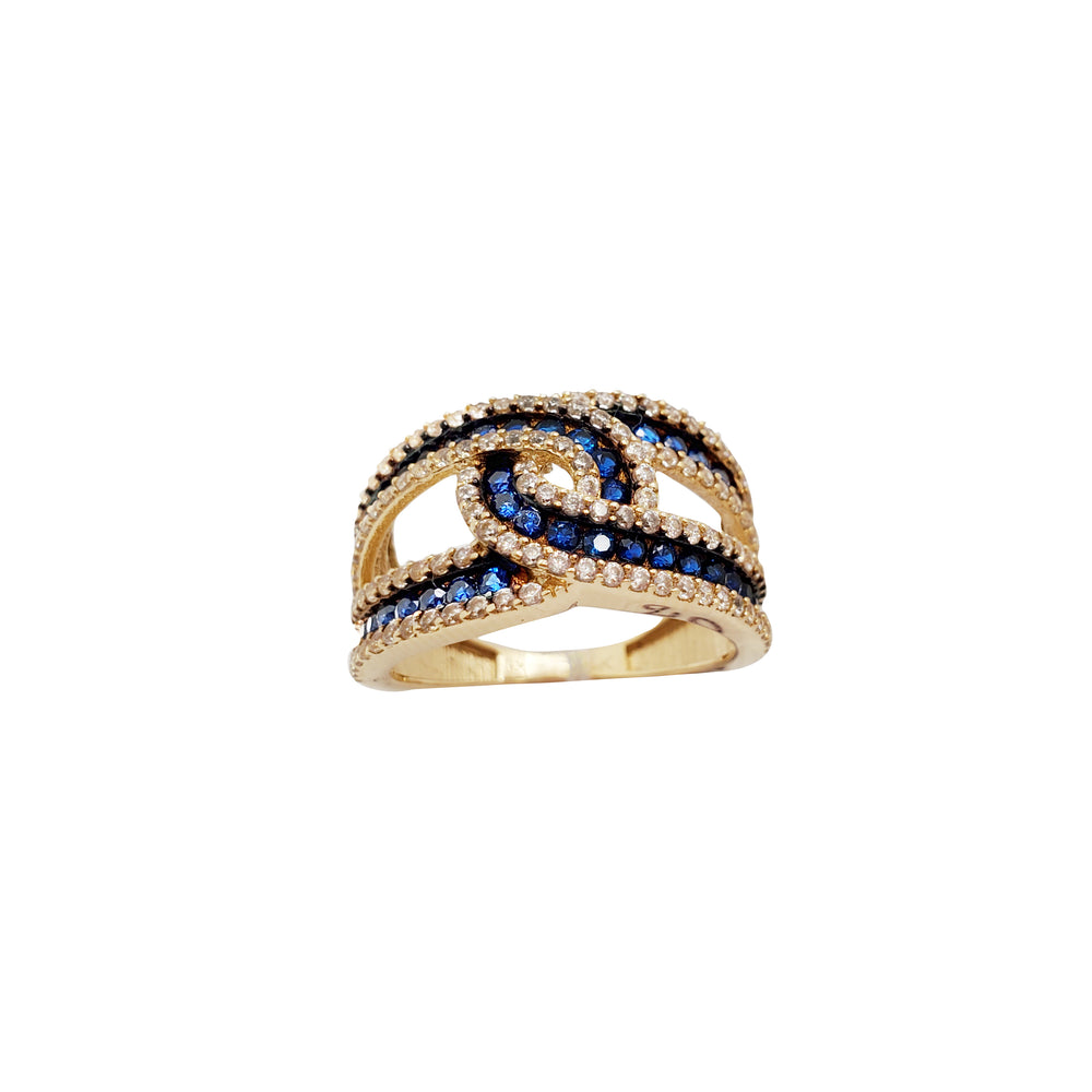 Blue Zirconia Lady Ring (14K)