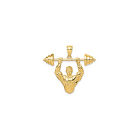 Bodybuilder Pendant (14K)