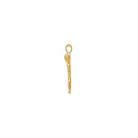 Bodybuilder with Weights Pendant (14K)