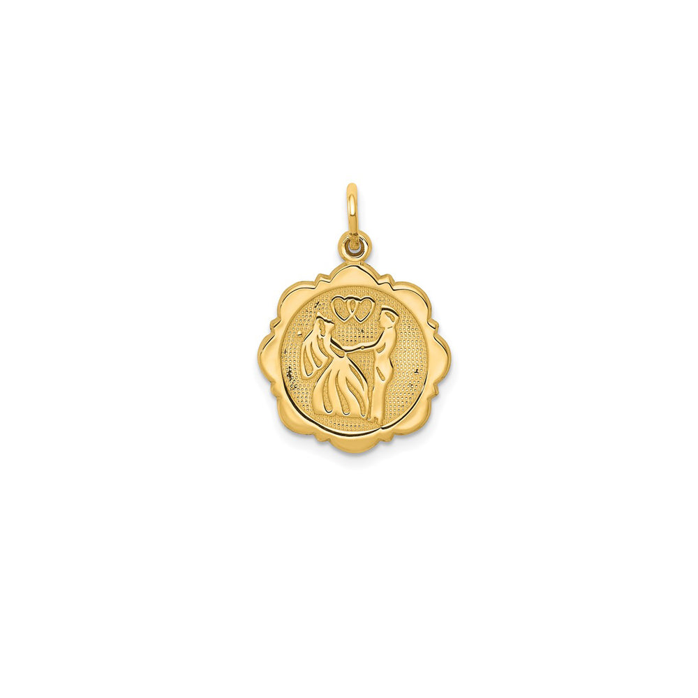 Bride and Groom Pendant (14K)