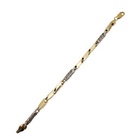 Two-Tone Bullet Bracelet (14K)