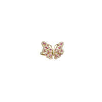 Zirconia Butterfly Wing Ring (14K)