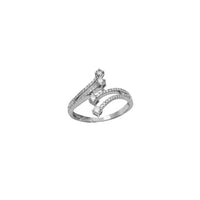 Diamond Bypass Two-Path Ring (14K)