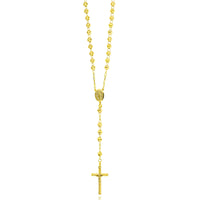 [Disco] Birhen Maria Crucifix Rosary Necklace (14K)