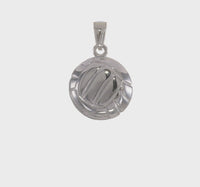 Volleyball Open Back Pendant (14K) 360 - Popular Jewelry - New York