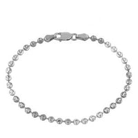 Moon-Cut Ball Bracelet (14K).