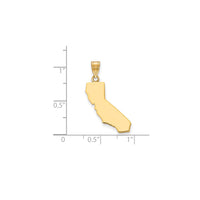 Plain California State Pendant (14K)