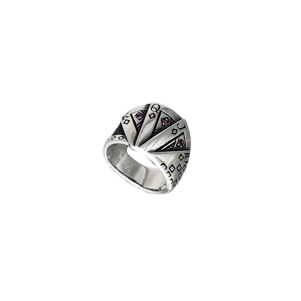 Pocket Cards Ring (Silver)