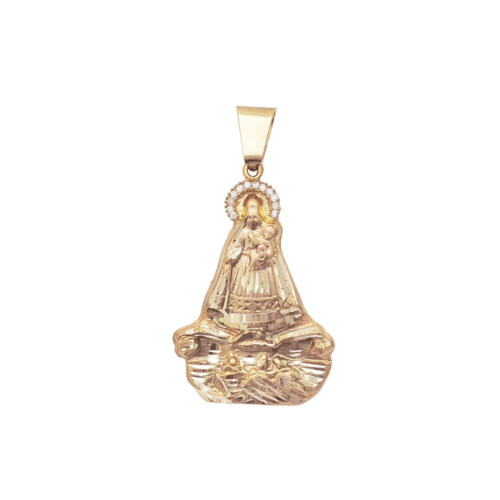 Our Lady of Charity "Caridad de Cobre" Pendant (14K)