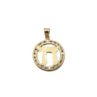 Chai medallion marjon (14K)