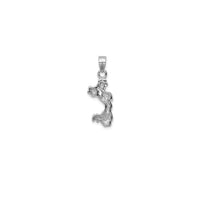 Enamel Cheerleader Pendant (Silver)