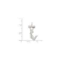 Cheerleader Pendant (Silver)