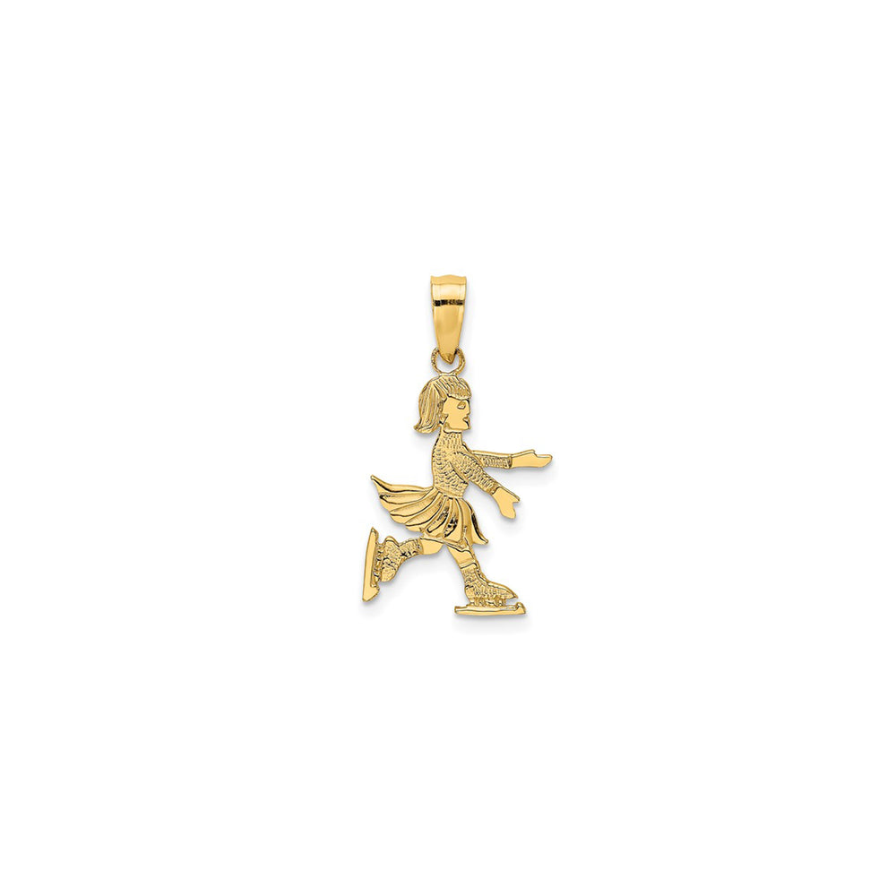 Child Ice Skater Pendant (14K)