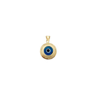 Circular Evil Eye Pendant (14K)