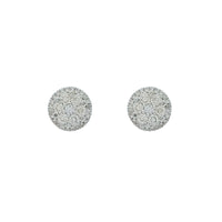 Diamond Cluster Stud Earrings (14K)