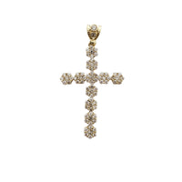 Cluster Cross Pendant (14K)